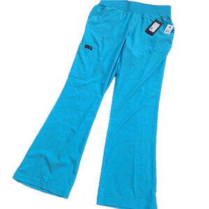 NWT Koi Basics Womens SMALL REGULAR Laurie Yoga Style Scrub Pants ELECTRIC BLUE